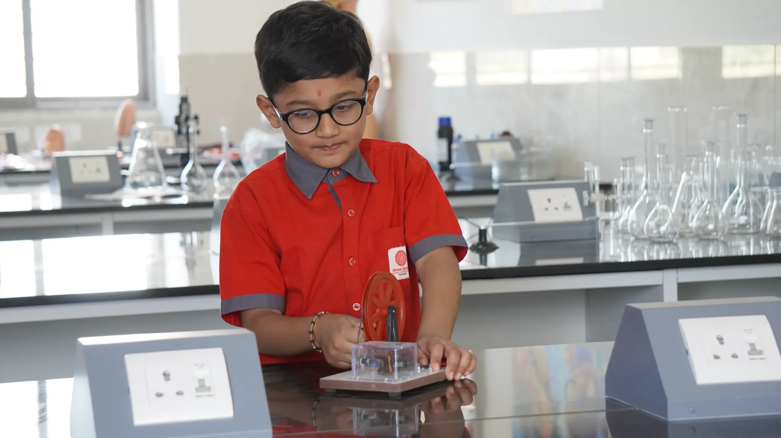 Classroom learning at SSI Ambaji