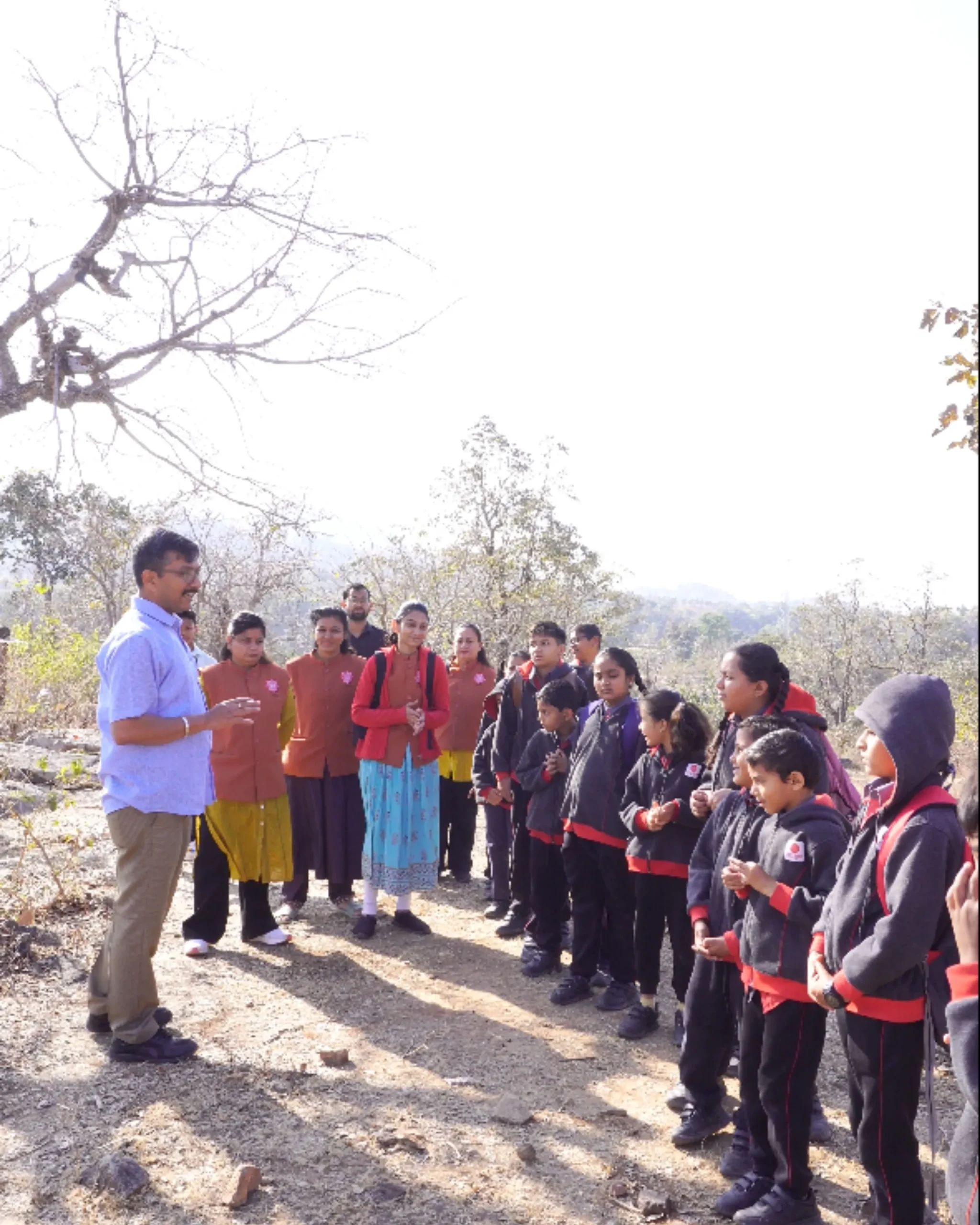 Students On Outdoor Nature Field Trip