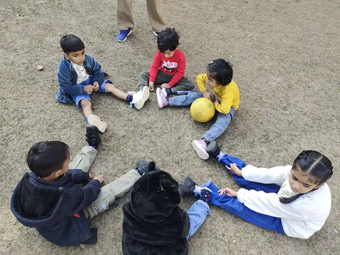 Outdoor Chitchat of SSI Children