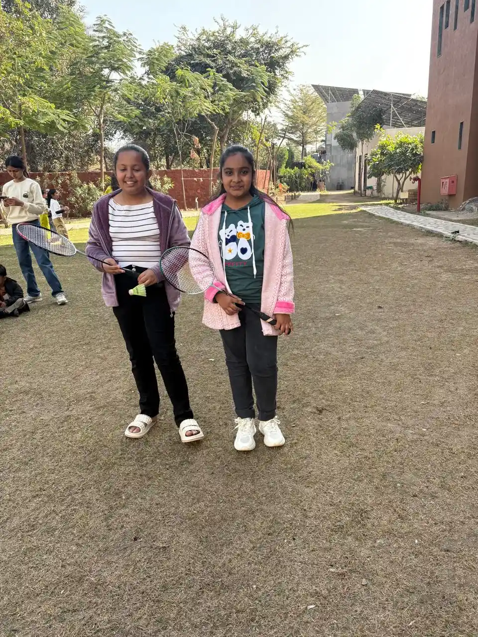 Tennis Duo at Resort