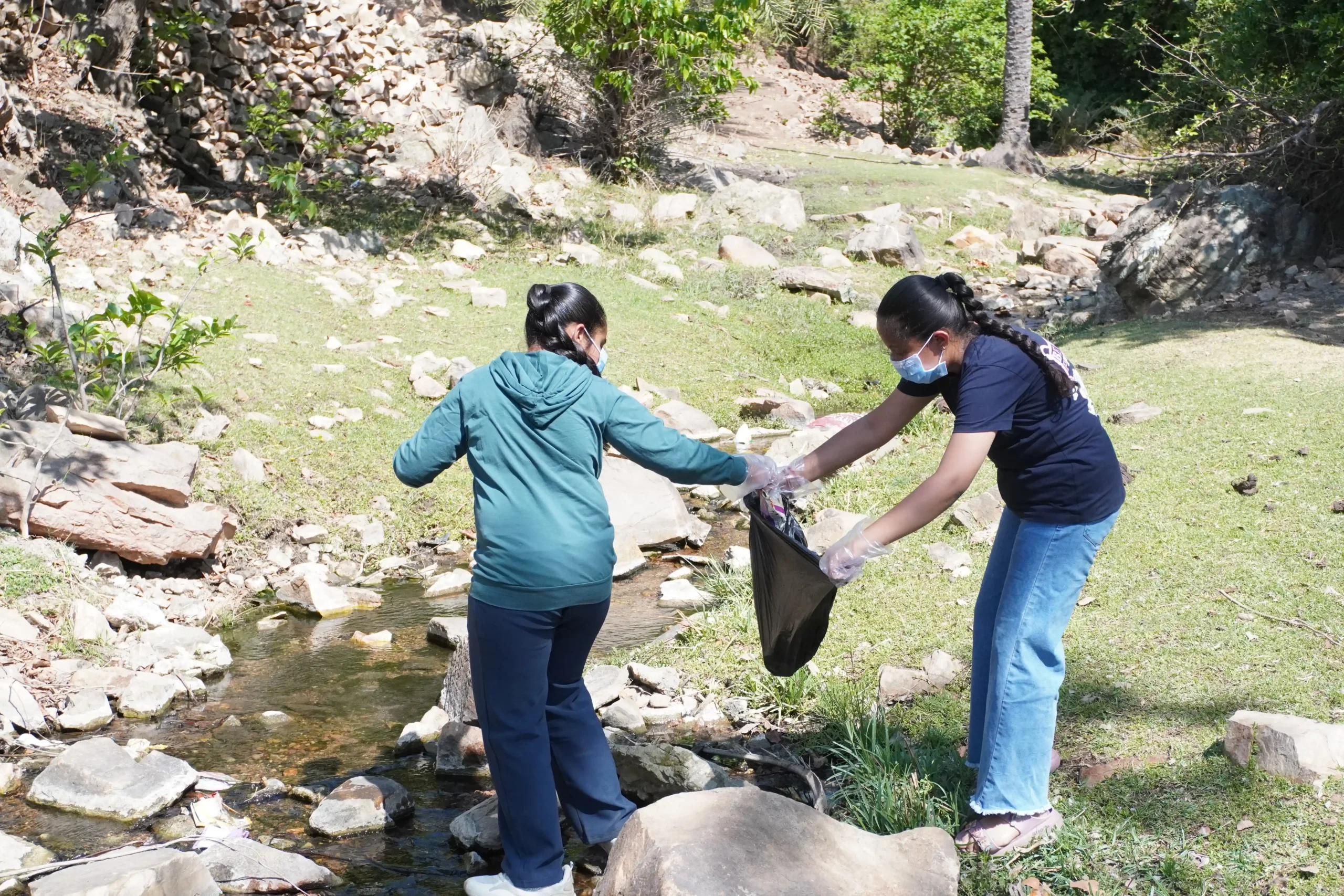 Water Body Cleanup By Students