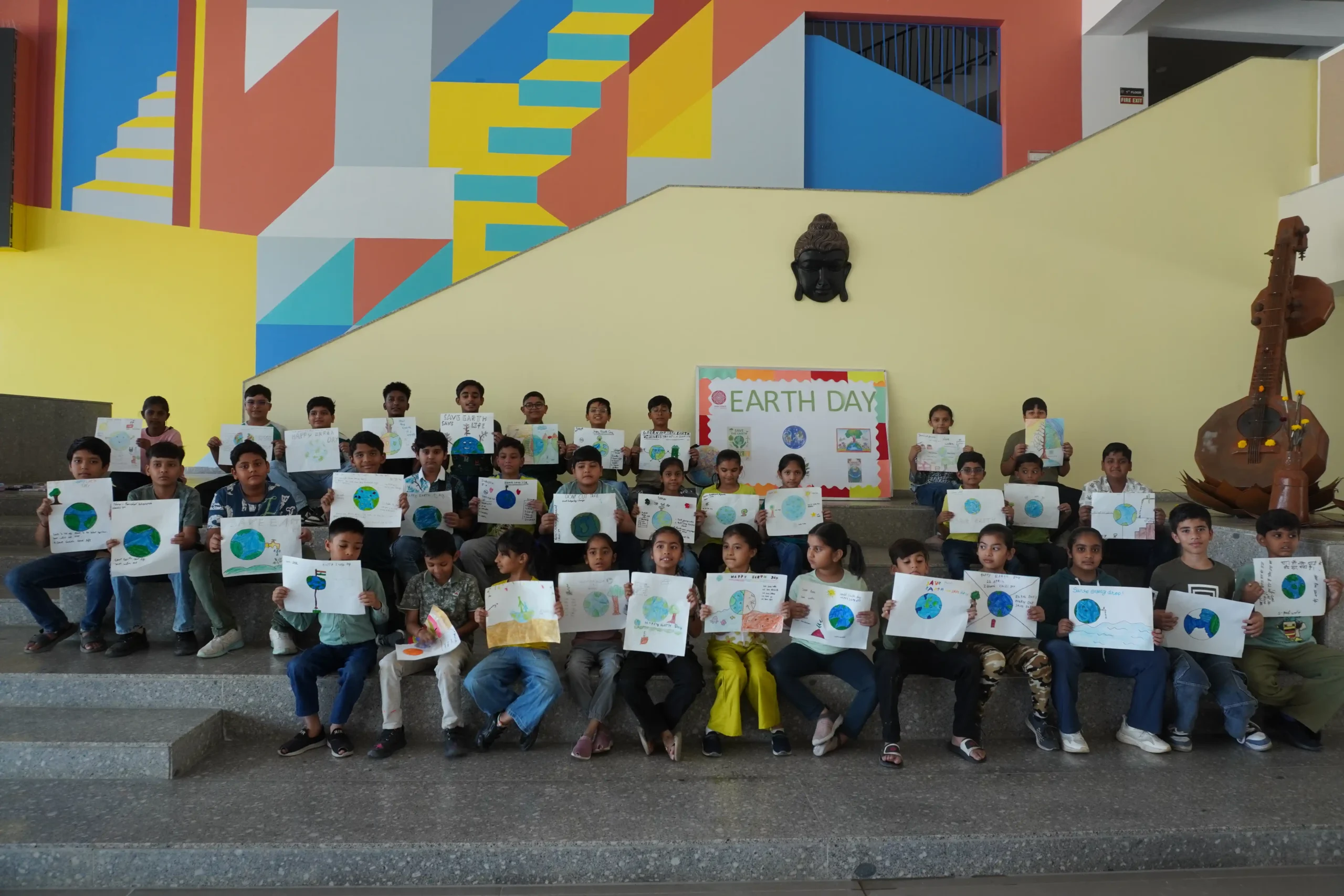 Entire Classroom Photo on Earth Day
